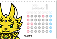 miniGARO Calendar 2015 1月